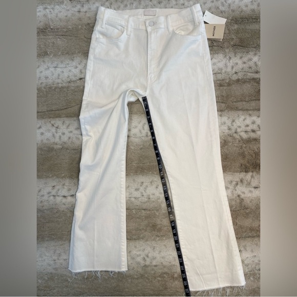 MOTHER The Hustler High Waist Fray Hem Ankle Color:Fairest Of Them All - Picture 9 of 15